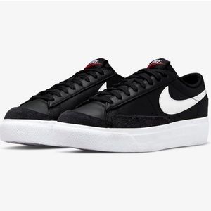 Black Nike Blazer Low Platform
